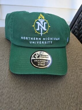New Desert Cactus Northern Michigan University Baseball Hat NMU Adjustable